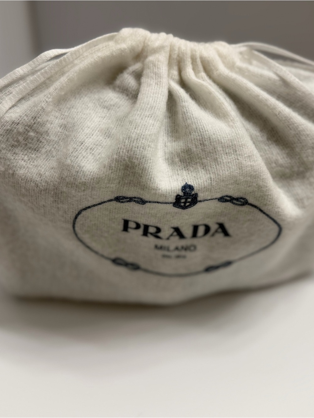 ❌SOLD❌ 🖤 Prada Black Spazzolato Leather Maxi Triangle Logo Flap Chain Crossbody - Picture 10 of 10